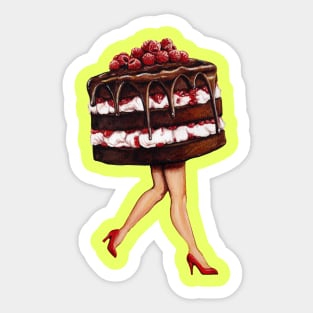 Cake Walk Sticker